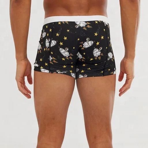 Animal printing mens swimwear briefs custom man swim private label trunk box