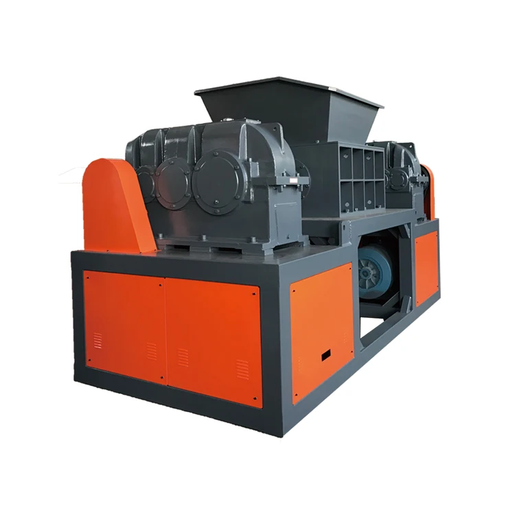 
High efficiency plastic waste cutting recycle four shaft shredder 