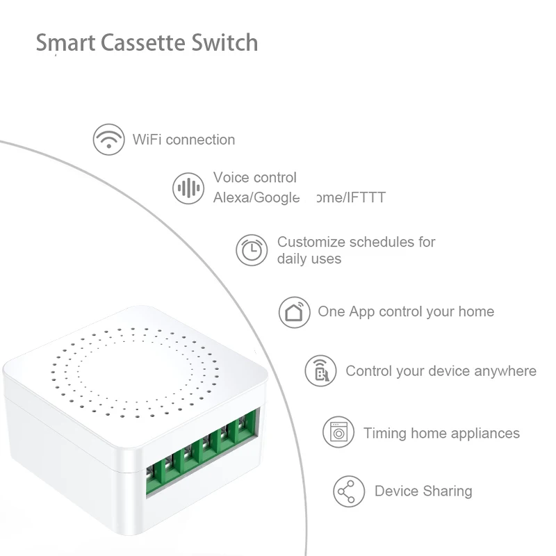 BSD17 Tooya Universal switch tuya zigbee mesh no energy monitor 10a support firmware burn customization wifi circuit breaker