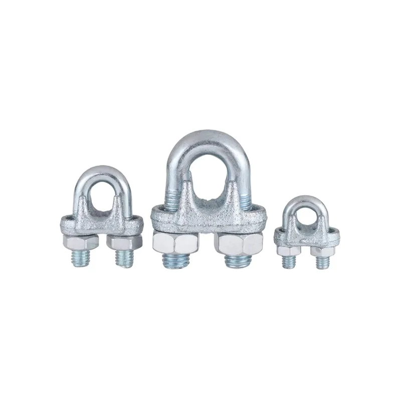 Hebei Factory Supply Fasteners Cable End Connections Clips Huge Quantity Wire Rope Clamps in Stock