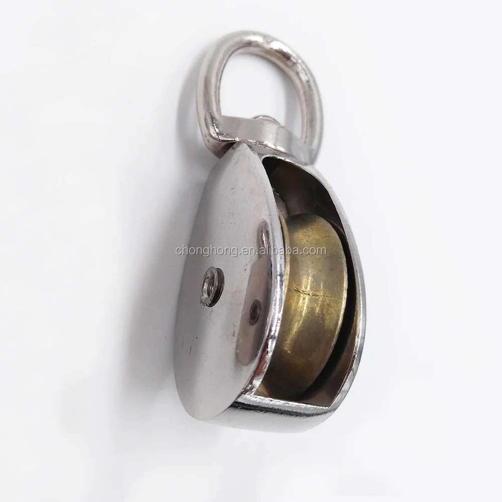 Проволочный Трос разборный блок 3/4 дюйма морской шкив из цинкового сплава Одноколесный с поворотным отверстием китайский поставщик