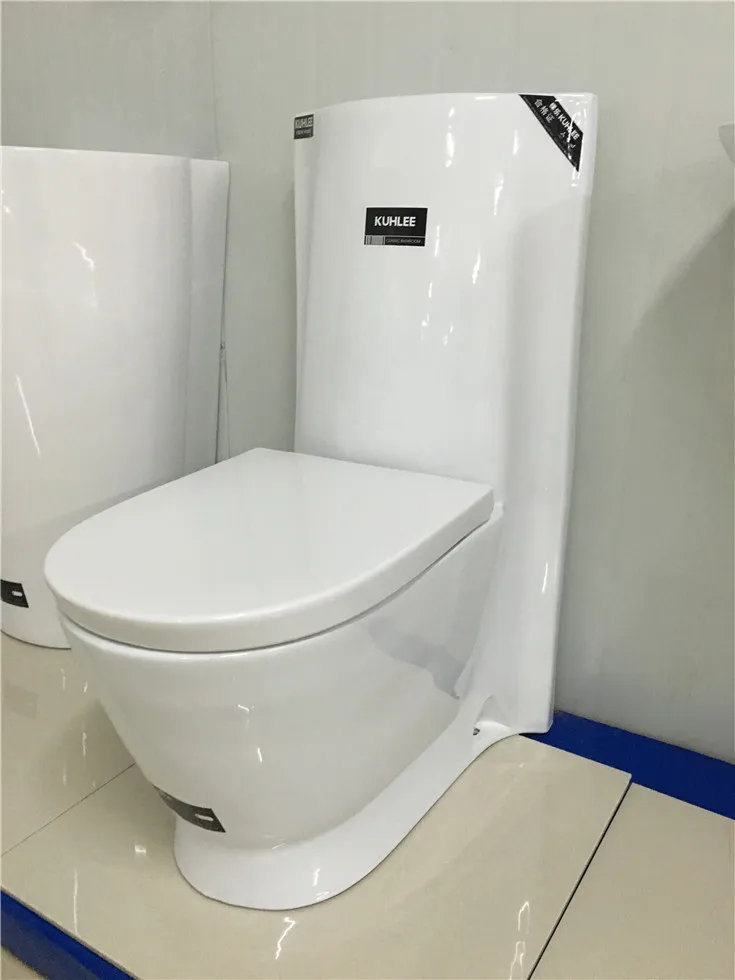 High Quality Wholesale Sanitary Ware WC Toilet Modern Design Dual-Flush Ceramic WC One Piece Toilet Piss Toilet I Piece