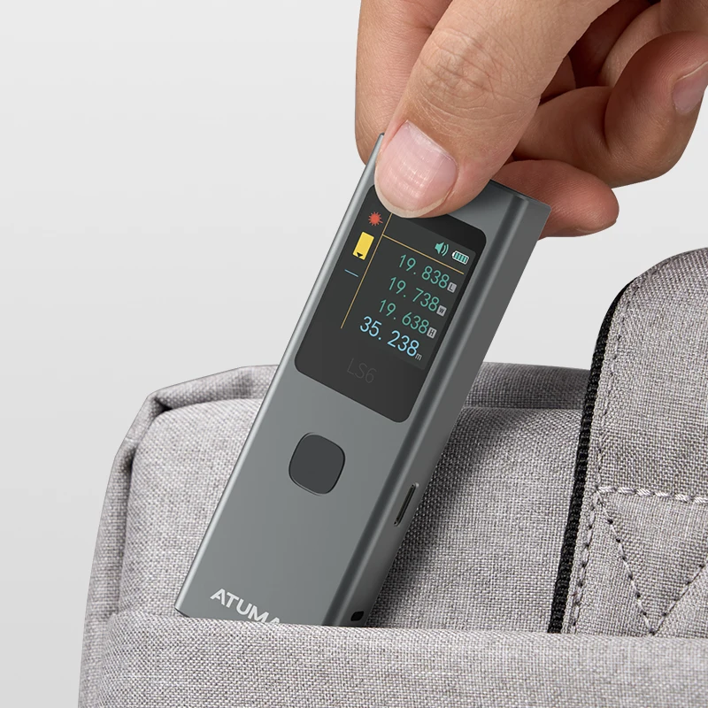 OEM Mini Laser Distance Measurement 40M Ruler Laser Rangefinder Range Finder Digital Laser Tape Measure Area/volume M/Ft/in Tool