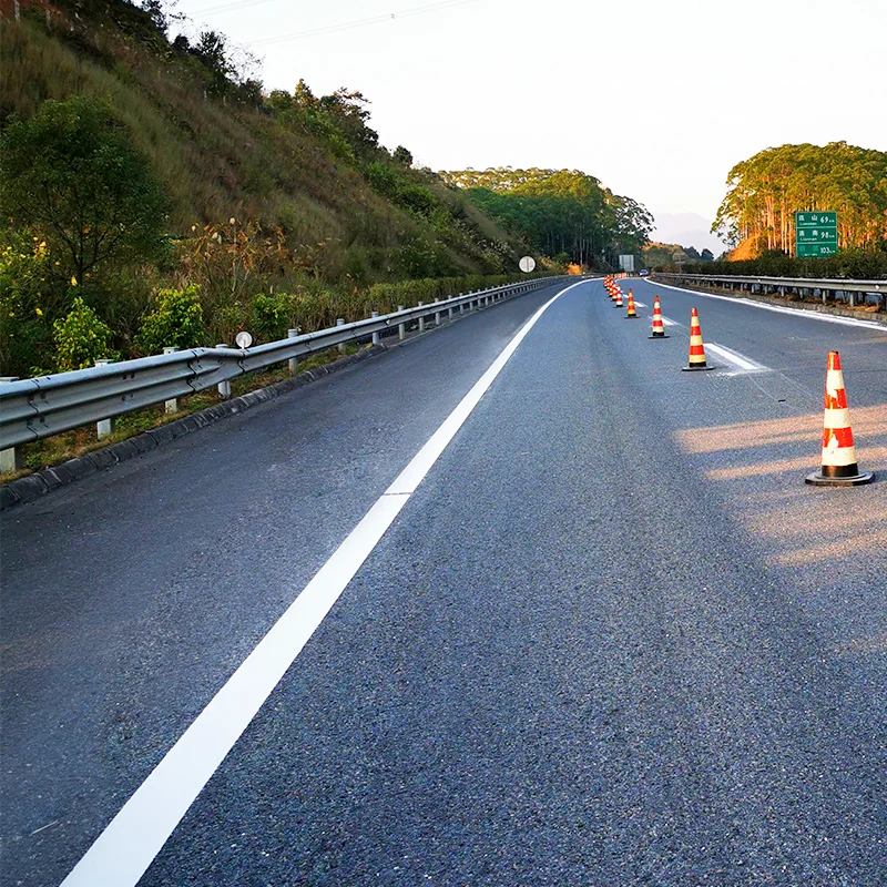 Mixed 10% glass beads reflective paint fast delivery road marking traffic paint white road paint