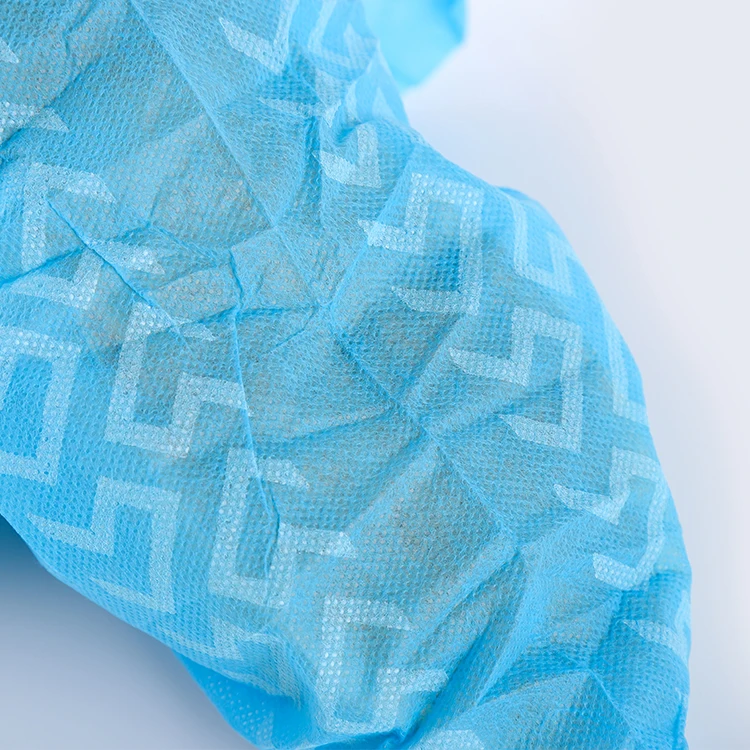 Wholesale Disposable protective anti-slip Non Woven clean room industry salon Shoe Cover