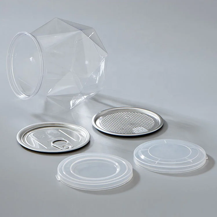 Candy airtight moisture-proof storage polypropylene plastic jar for food product