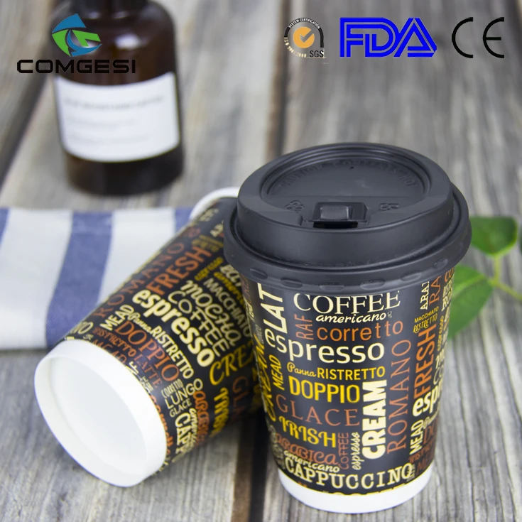 
Profession factory China paper printed single wall paper cup insert double wall cup coffee juice milk printed 