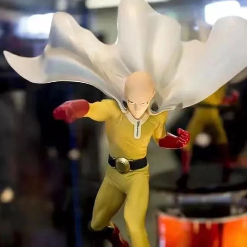 14cm Anime One Punch Man Figure Toy Saitama Sensei DXF Hero PVC Action Figure Model Doll Collectible Figure Gift