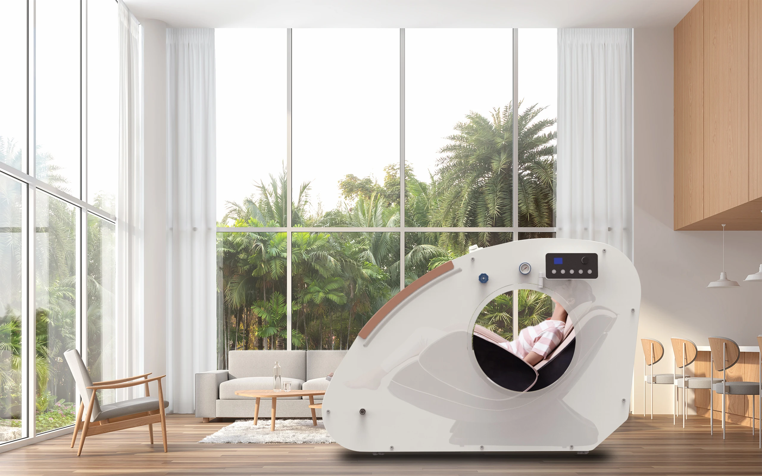 BUYZEH Chinese manufacturer adjustable pressure Hard Type hyperbaric oxygen machine