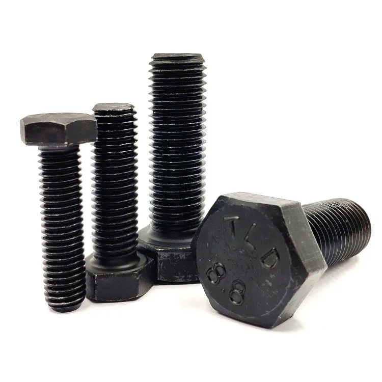 DIN GB EN ISO головка шестигранный болт углеродистая сталь отделка из черного оксида 8,8 класса