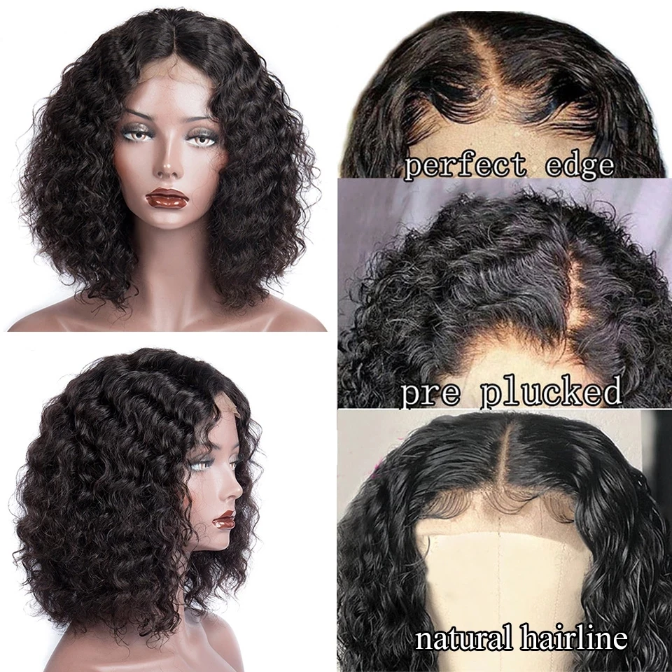 GS Wholesale Factory Price Short bob wig, 6a grade virgin hair 10-14' bob wigs for black women, 150% density lace front wigs