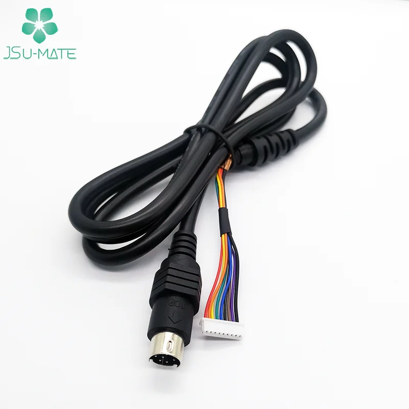 Пользовательские большие/мощность/Midi/мини Din 8Pin Male к Molex 9Pin кабель питания с USB-кабель с вилкой Mini Din 8-ми штифтовый кабель 9 Pin кабель