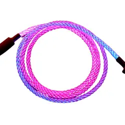 UUTEK JBA03-PD 2022 Hot Sale 100W RGB Gradient Symphony LED Data Cable 5A Super Fast Charging Cable Type-C to Type-C