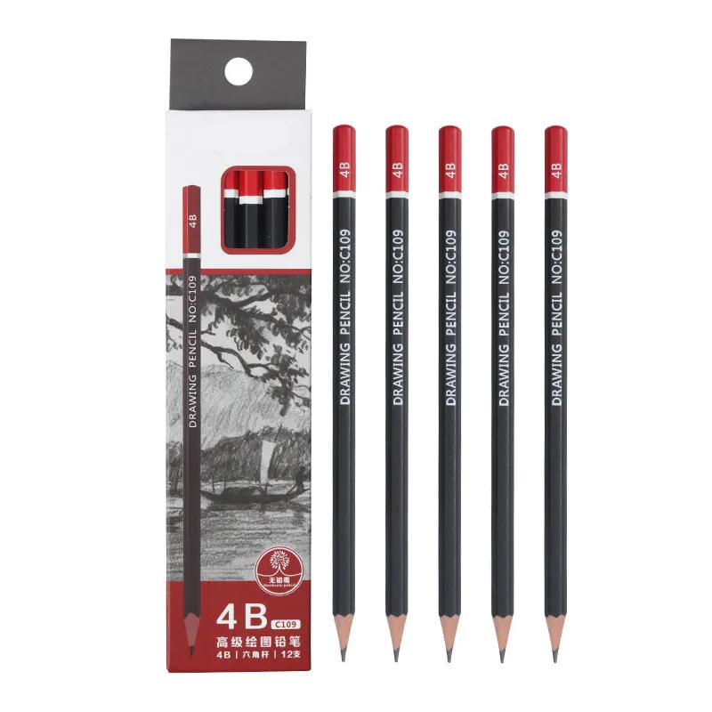 
12 PCS/box HB drawing pencil set coloring pencil set set which is popular in China 