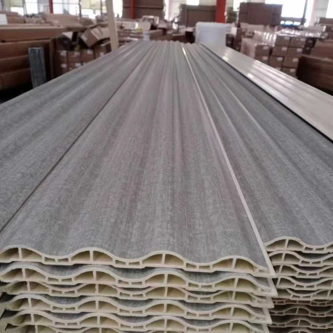 Wall cladding co extrusion wpc panel wall for interior and exterior