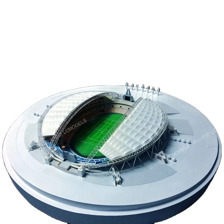 Модель здания в масштабе Хо, архитектурная выставка, архитектурная модель, масштабная модель для строительства футбольного стадиона