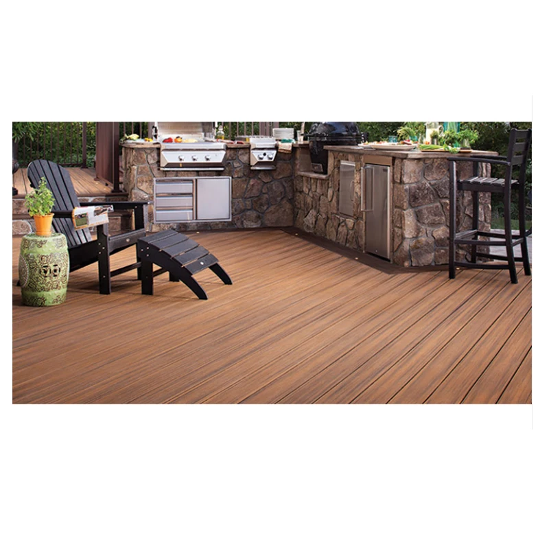 Weather resistance fire proof aluminum composite decking board high grade extruded aluminum floor