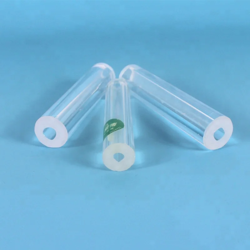 China Manufacturer High Temperature Polished Silica Quartz Glass Tube