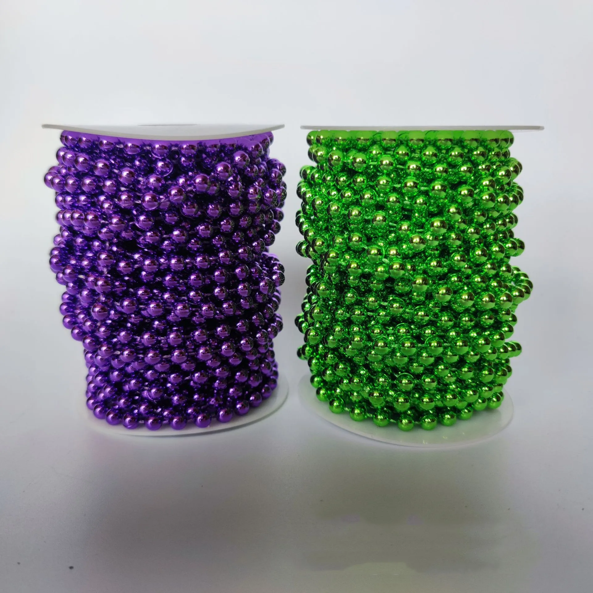 Factory Direct Sell Christmas Decoration Bead Chain Plastic Electroplating Connection