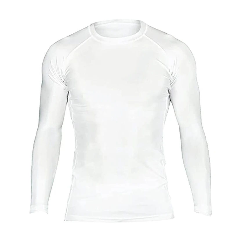 Custom Logo High Quality Wholesale Plain Swim Shirts Printed Long Sleeve Mma For Men Bjj Rashguard Rash Guard