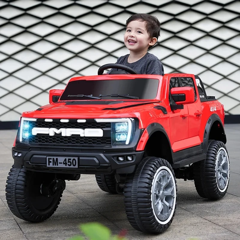 Hot sales newest model double door battery powered cars electric ride on cars to drive 12V for kids remote control car toy