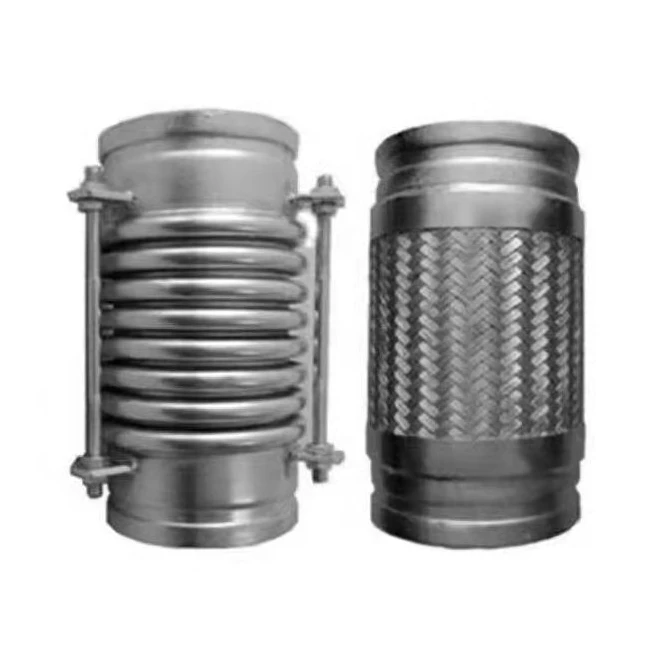 SS304 316L Flanged flexible metal bellow expansion joint for pipelne High temperature Metal Corrugated Expansion Joint with PTFE