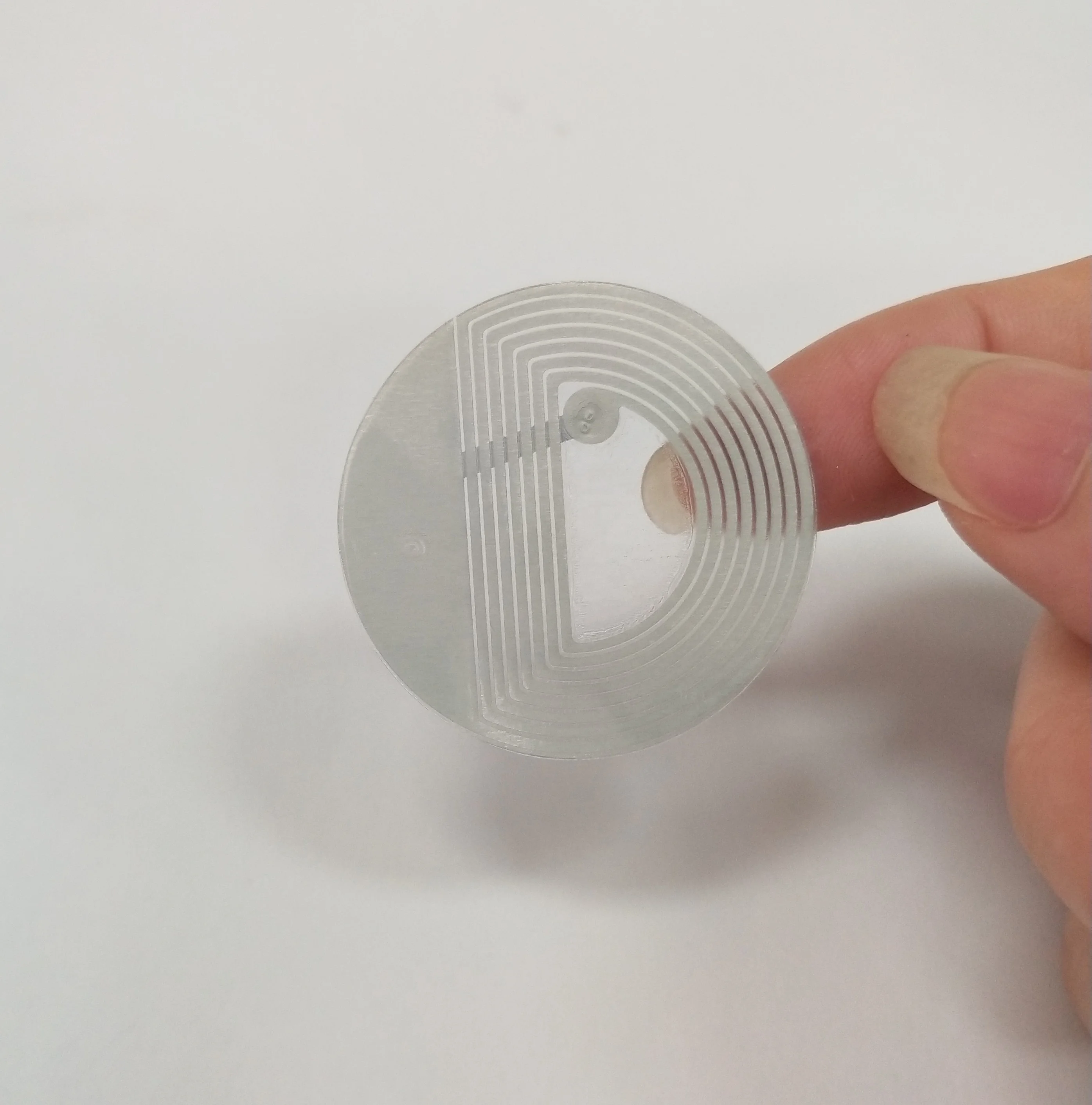 EAS Alarm system security Transparent round RF 8.2MHZ sticker label