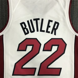 75th  Anniversary  Heat Press Diamond Logo T-shirt Custom Name Wade Butler Herro Adebayo Miami Basketball Jersey Uniforms
