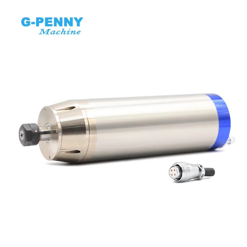 Customization 3.7KW ER20 Metal working Water cooled spindle motor 220v/380v Ceramic bearings 800Hz Pole4 cnc spindle motor