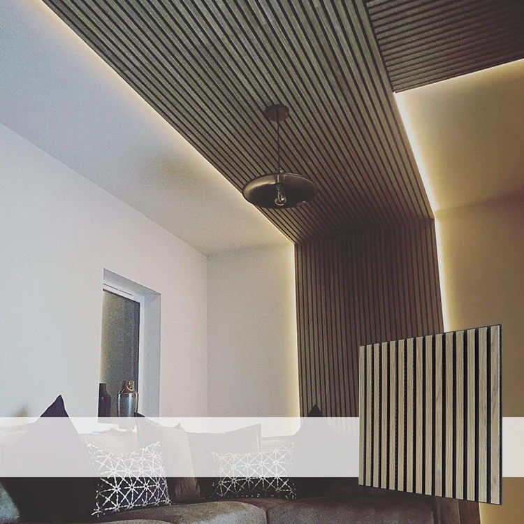 MUMU sound-absorbing polyester fiber decoration hotel room art sound insulation felt sound insulation board