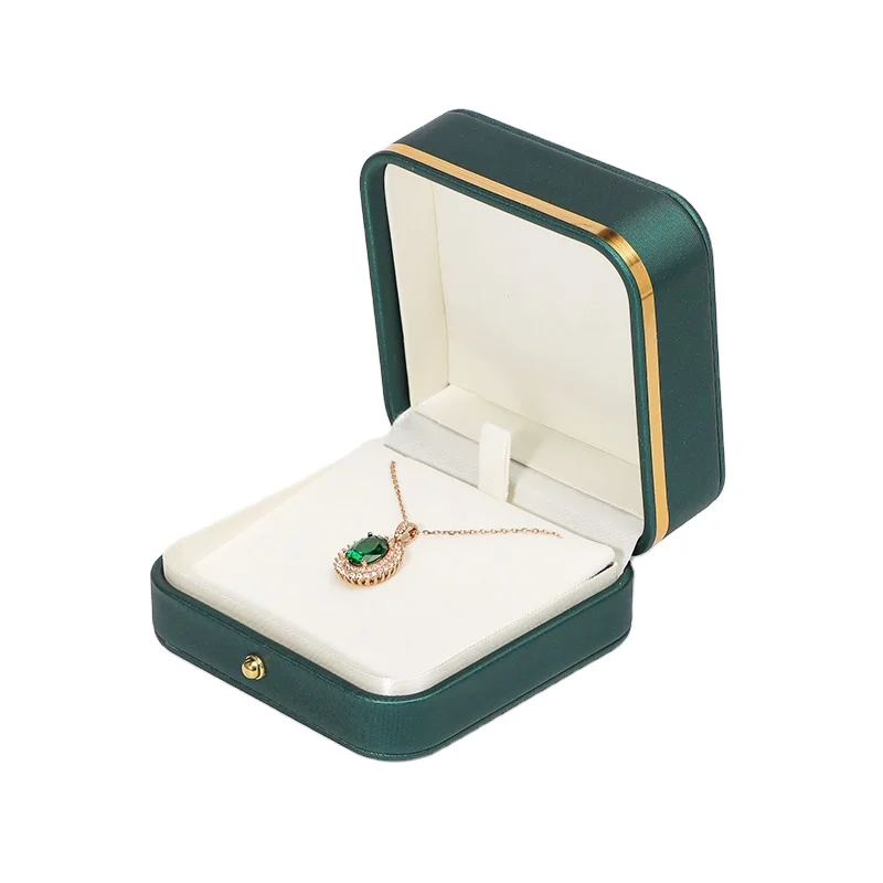 Romi Custom Pu кожаный бархатный Магнитный Роскошный браслет ожерелье кольцо коробка для упаковки ювелирных изделий коробки