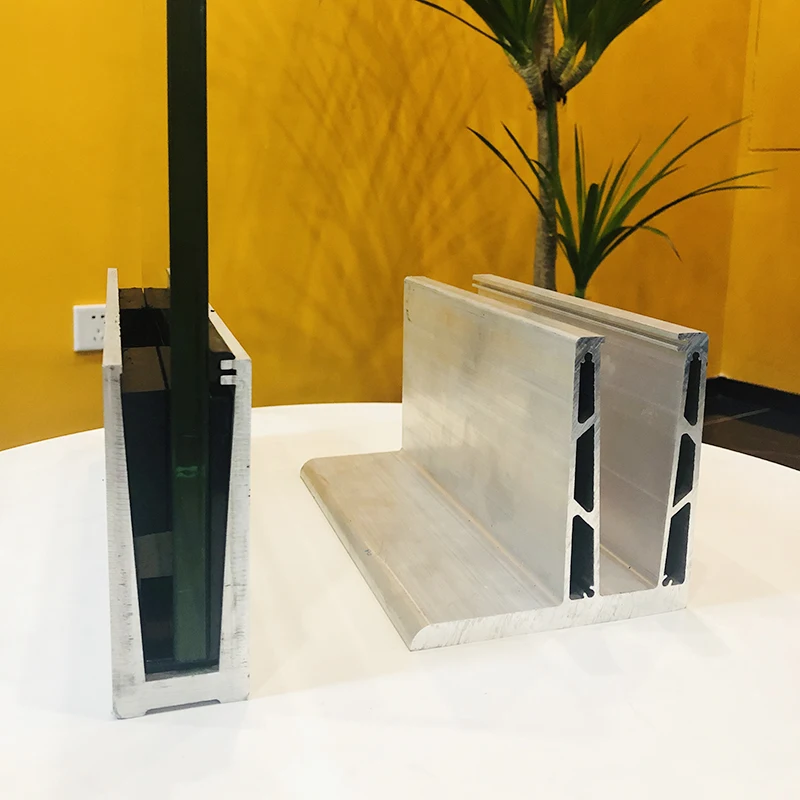 China professional aluminum base shoe for glass railing swimming pool customized glass railings