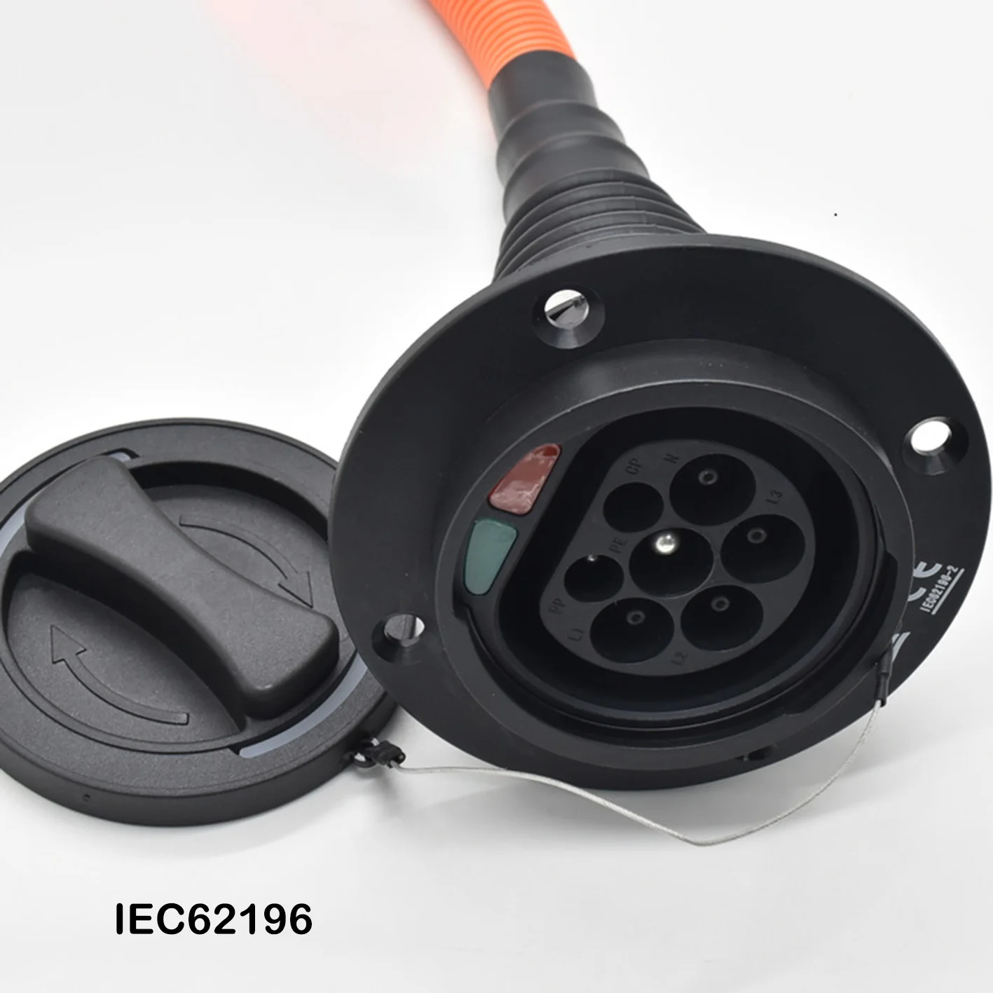 32A 3 Фазы IEC 62196-2 Тип 2 штекер ev гнездовой