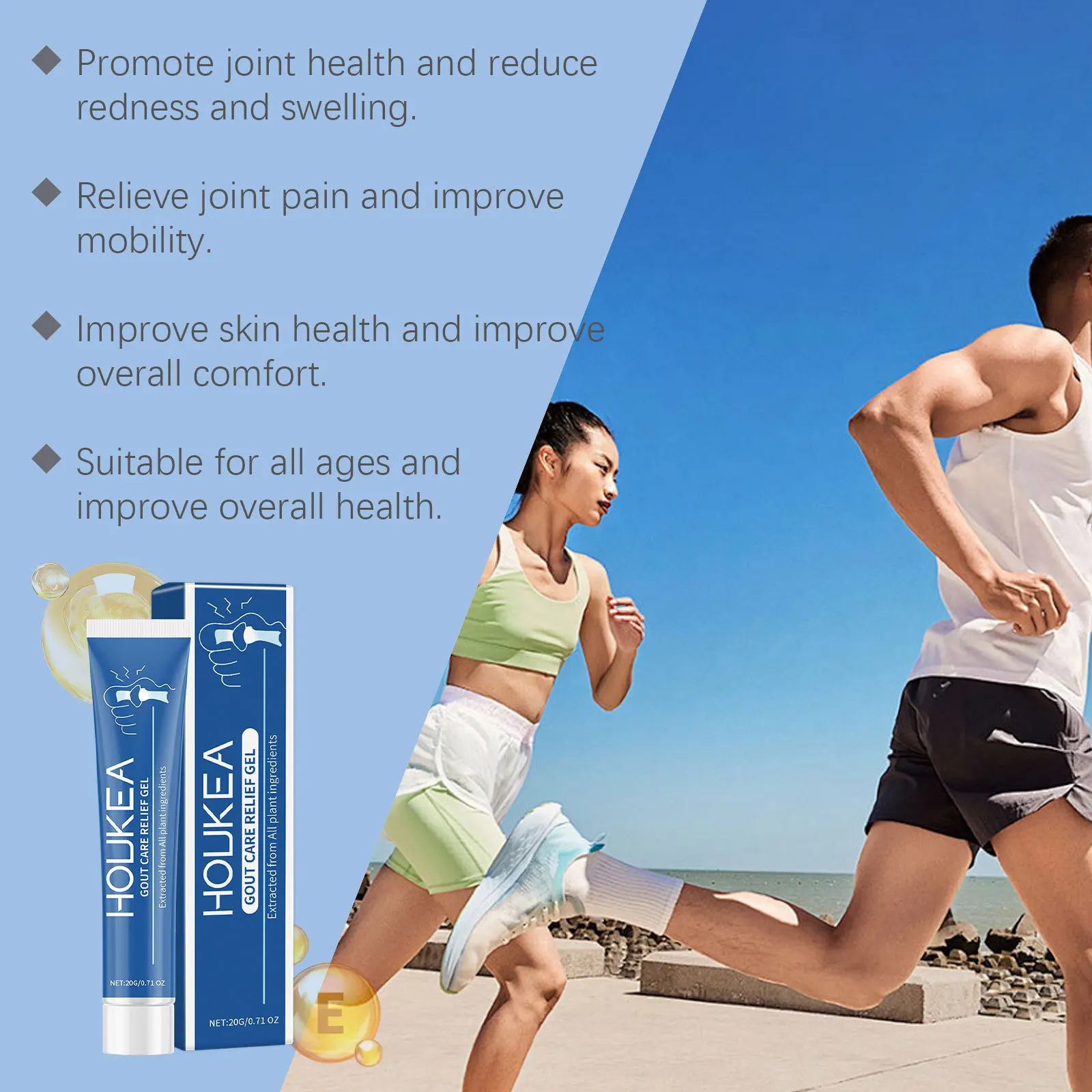 Joint soothing care gel relieves wrist and knee comfort body external application care gel