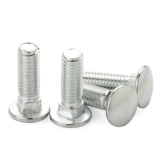 Болты с шлицевой круглой головкой болты грибовой для каретки черные 4 8 6 10 9 класса