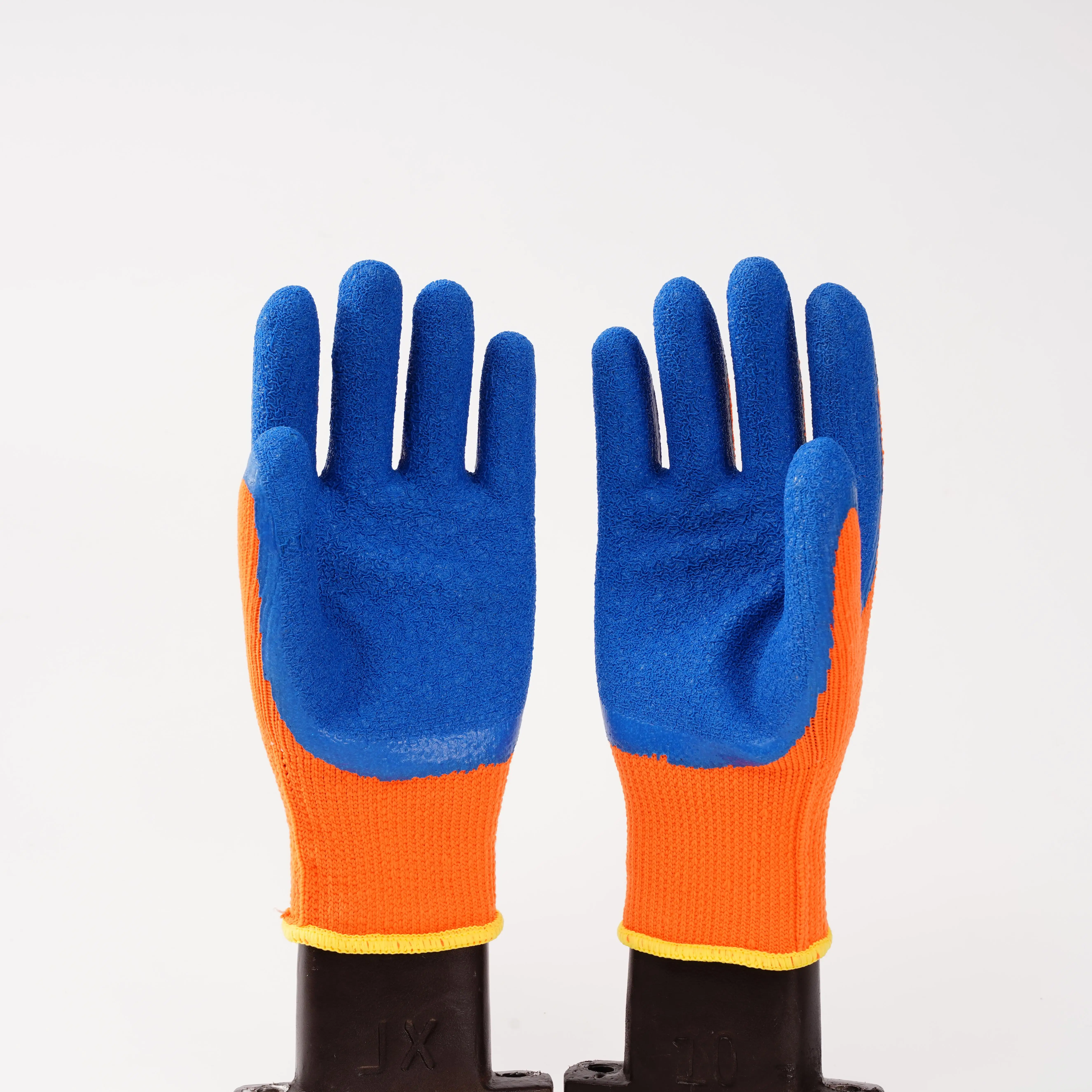300# Construction industrial gloves large Cotton Material latex coated Keep Warm Winter Safety Working Hand Gloves