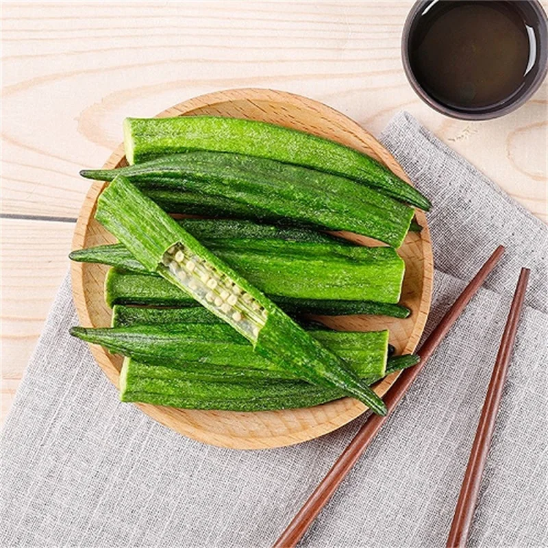 Products Popular With Customers Natural Flavor Freeze Dried Okra Crispy Okra
