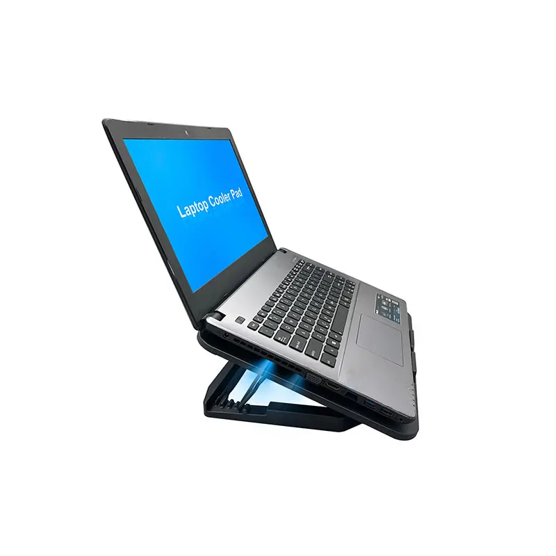 Hot selling OEM Ultra-quiet PC Laptop Cooler Cooling Pad With 2 Cooling Fans and 2 port USB HUB, NCP-212