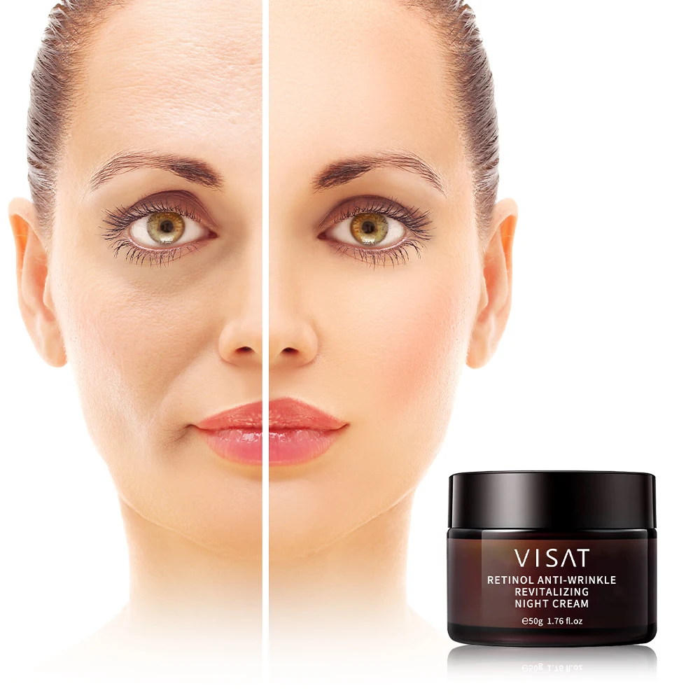 Private Label Vegan Brightening Firming Skin Care Moisturizer Anti Aging Wrinkles Remover Face Collagen Retinol Cream