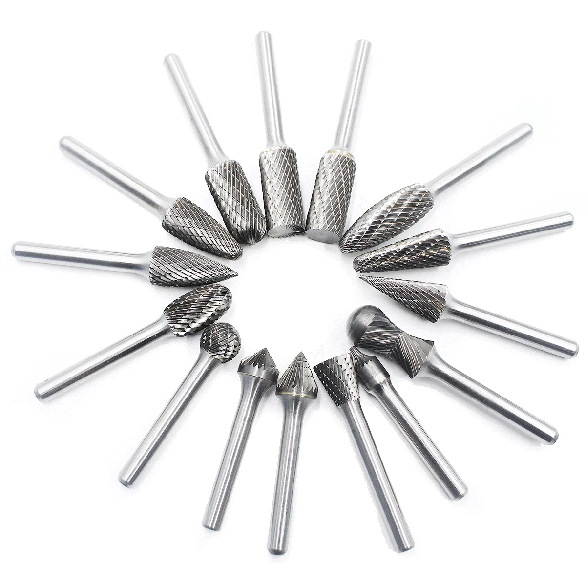 3mm shank Rotary Tool 1/4 Cutter Rotary Files wheel 3mm shank set wheelTungsten Carbide Burr