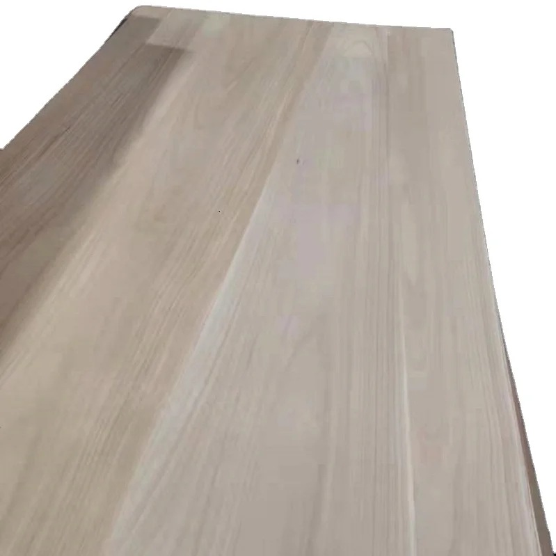 Unfinished Customized Solid Paulownia Wood Furniture Edge Glued Board