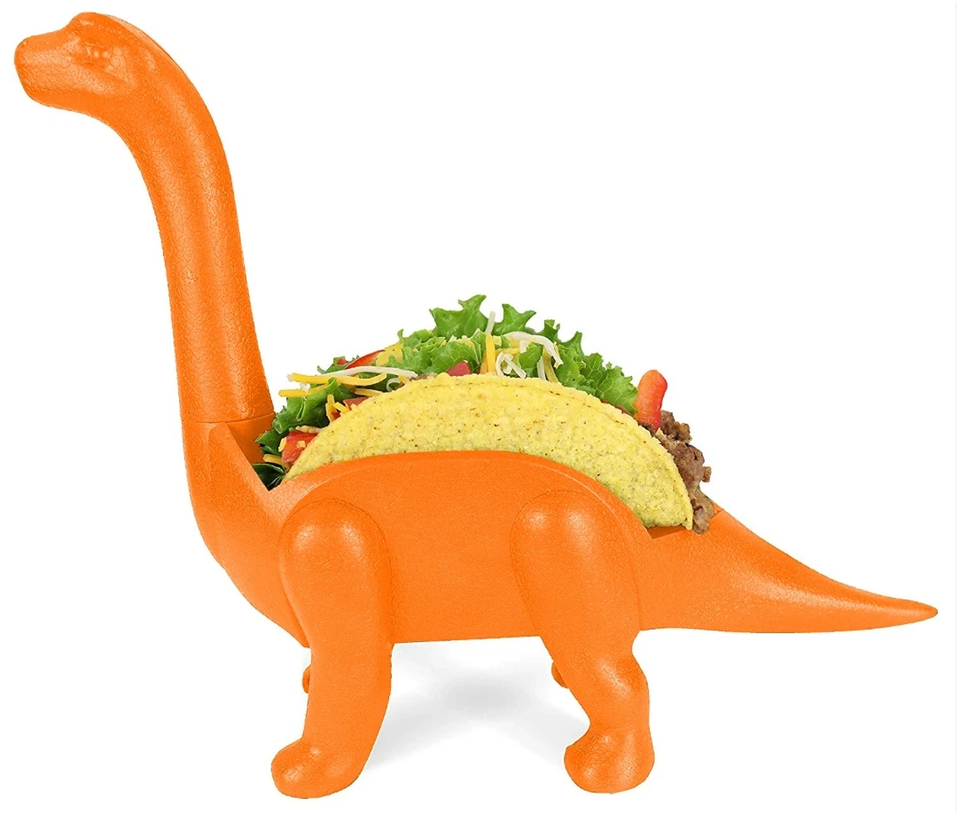 CHRT Customized Taco Shell Holder Stand Set Of 2 Prehistoric Customize Taco Holder Plate For Kitchen Accessory