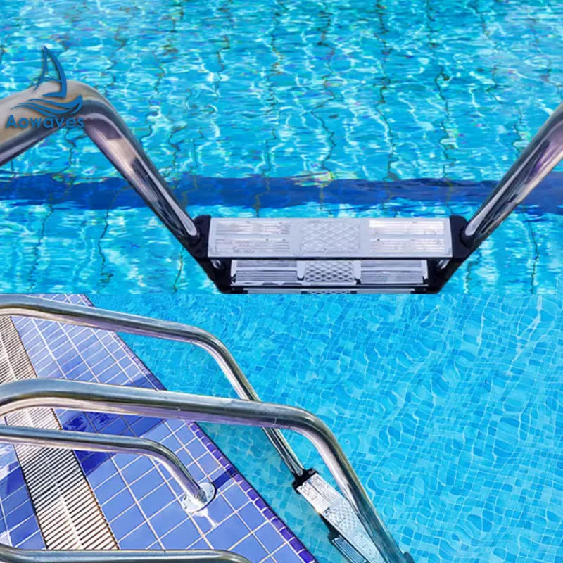 SF Series Swimming Pool Accessories Ladders 2 Step Stainless Steel 304 Thicken Swimming Pool Safety Ladder