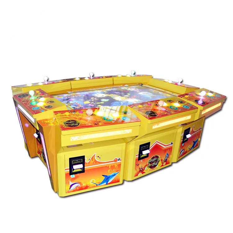 Gaming Tables Slots Amusement Indoor Shooting Game Machine 3D Fire Kirin Fishing Game