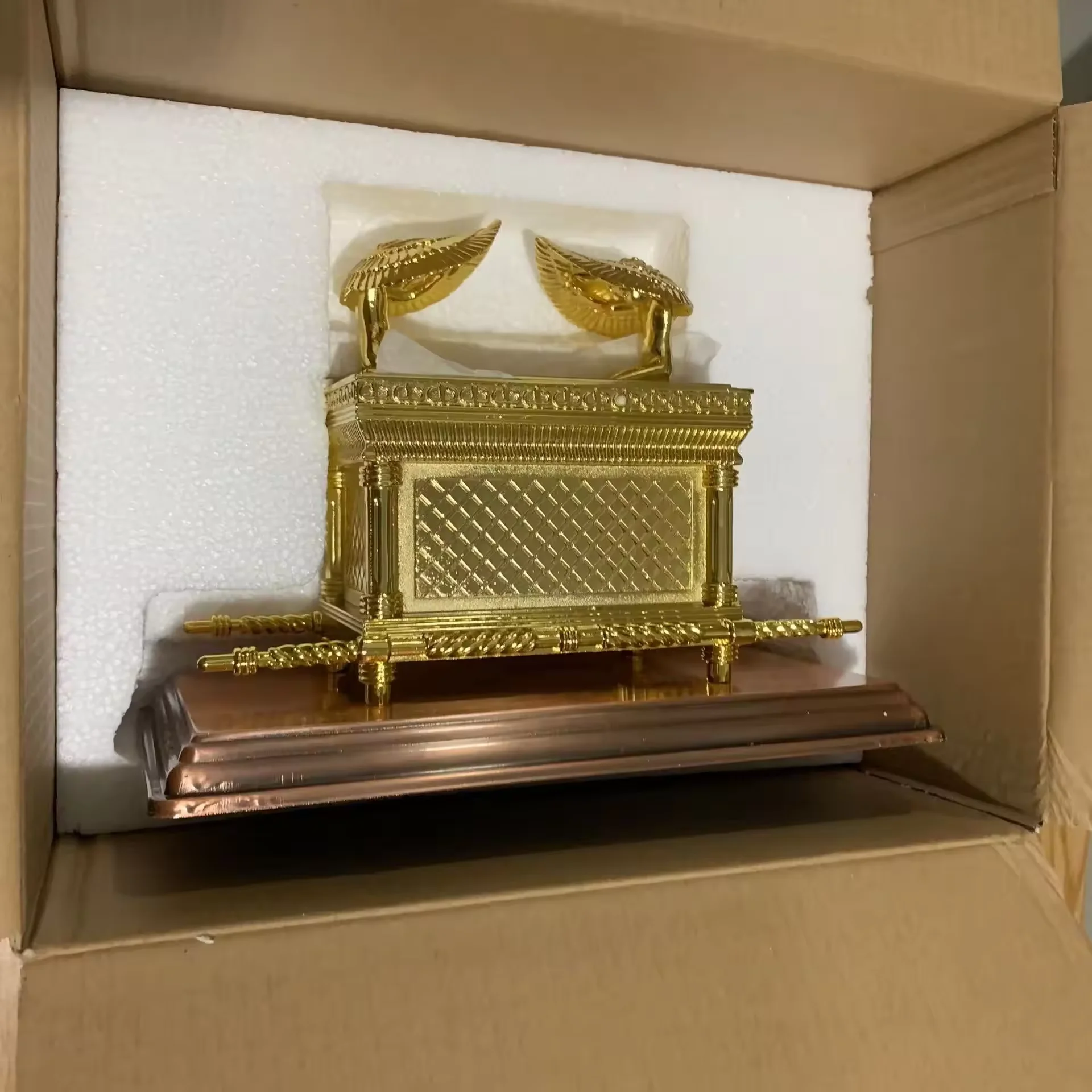 Large Size Gold Plated Statue The Ark of the Covenant