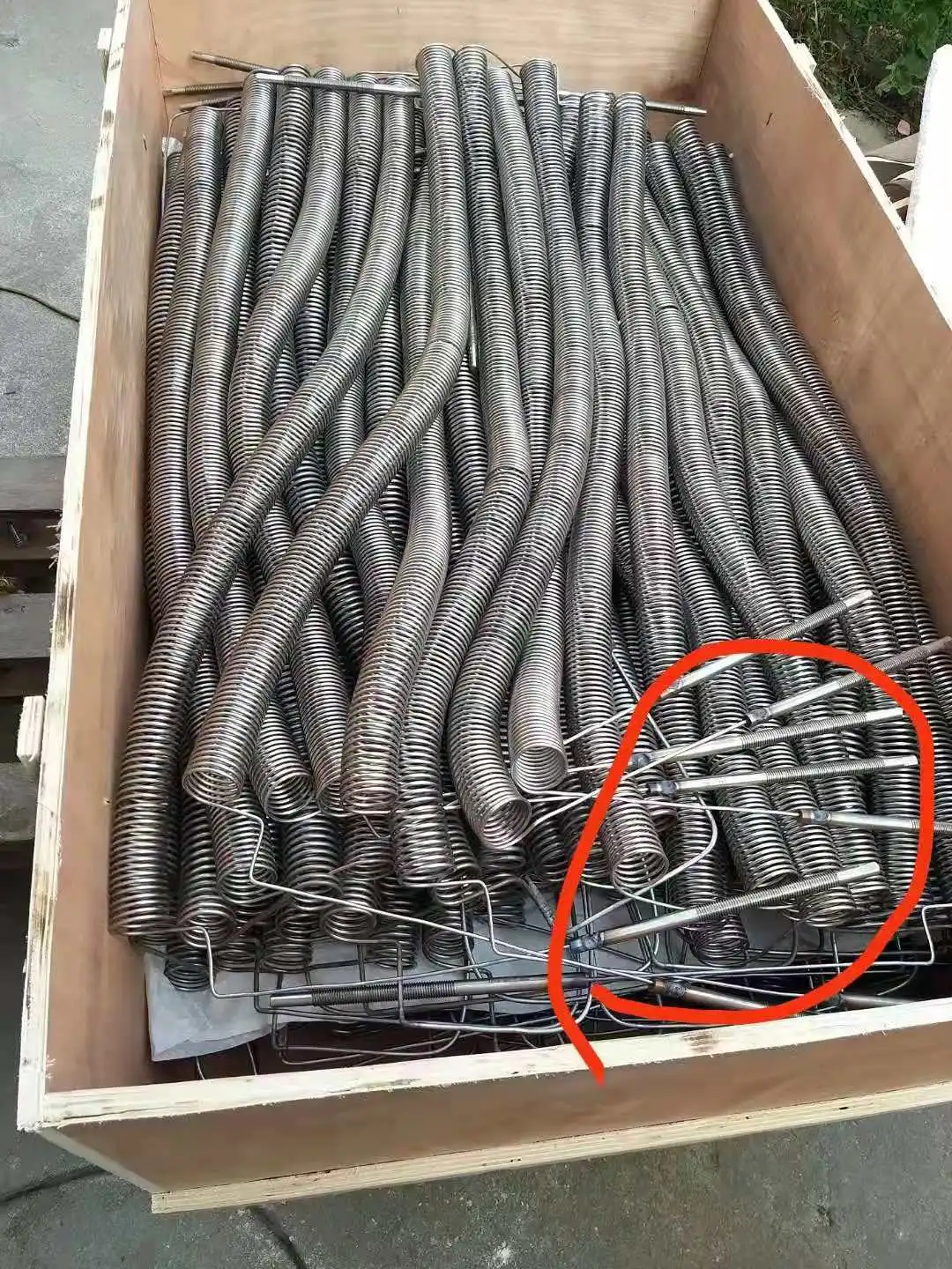  Electrical Heating element falt wire in coil for furnace oven