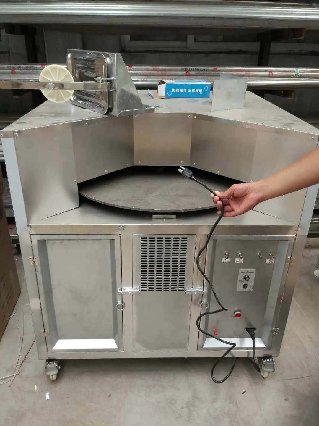 Commercial heavy duty automatic lebanese pita bread maker