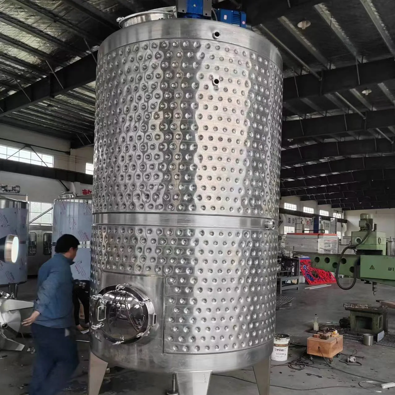 Stainless Steel 304 Cooling Mixing Tank