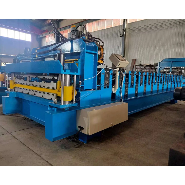 Color Steel Three Layer Roof Roll Forming Machine Iron Metal Sheet Making Roll Forming Machine Price