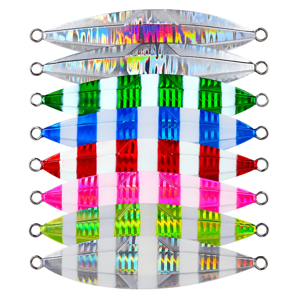 Peche Flash Fishing Lure 80g 100g 120g Casting Bait Iscas Artificiais Spinnerbait Reflective 3D Eyes Vertical Jigging Lures